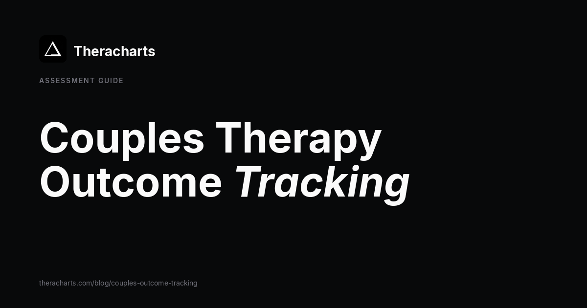 Couples Therapy Outcome Tracking